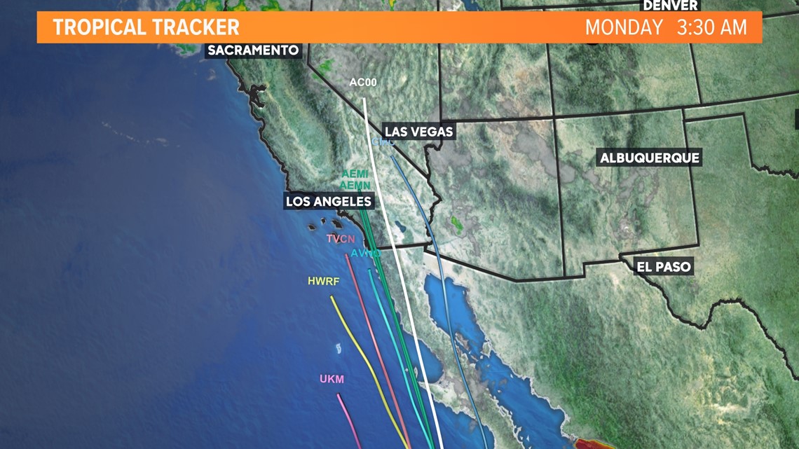 Hurricane Hilary is headed to California. See the path, impact predictions