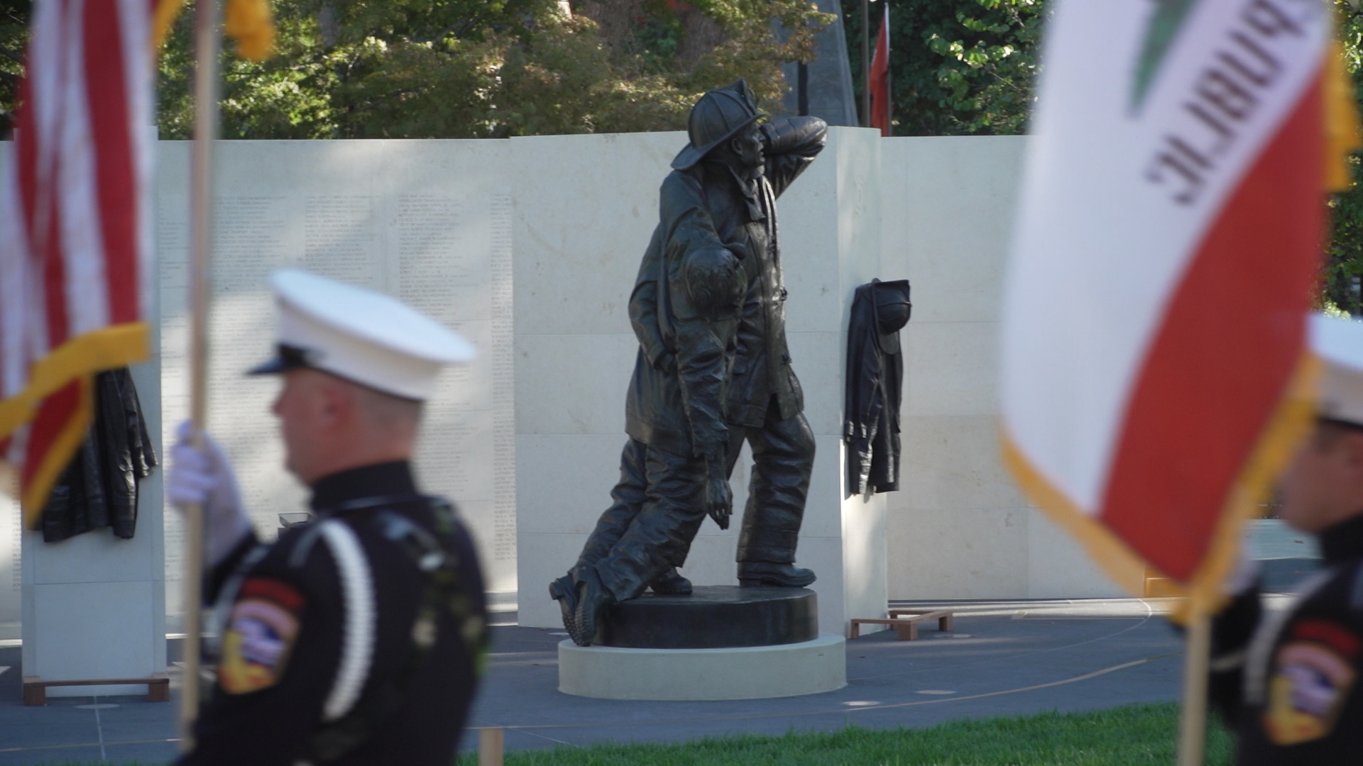 36 names have been added to the California Firefighter Memorial at California State Capitol Park which already includes more than 1,500 names of fallen firefighters.