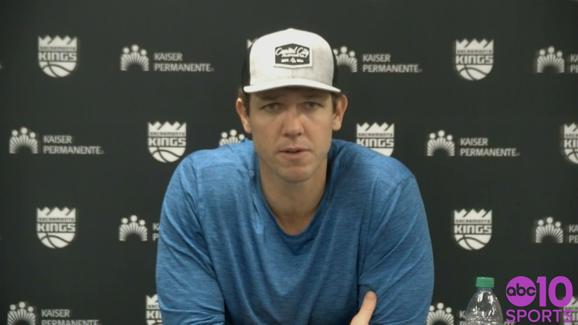 Kings head coach Luke Walton talks about improving from Friday's loss with the Raptors, and applying it for Saturday's game with the Portland Trail Blazers.