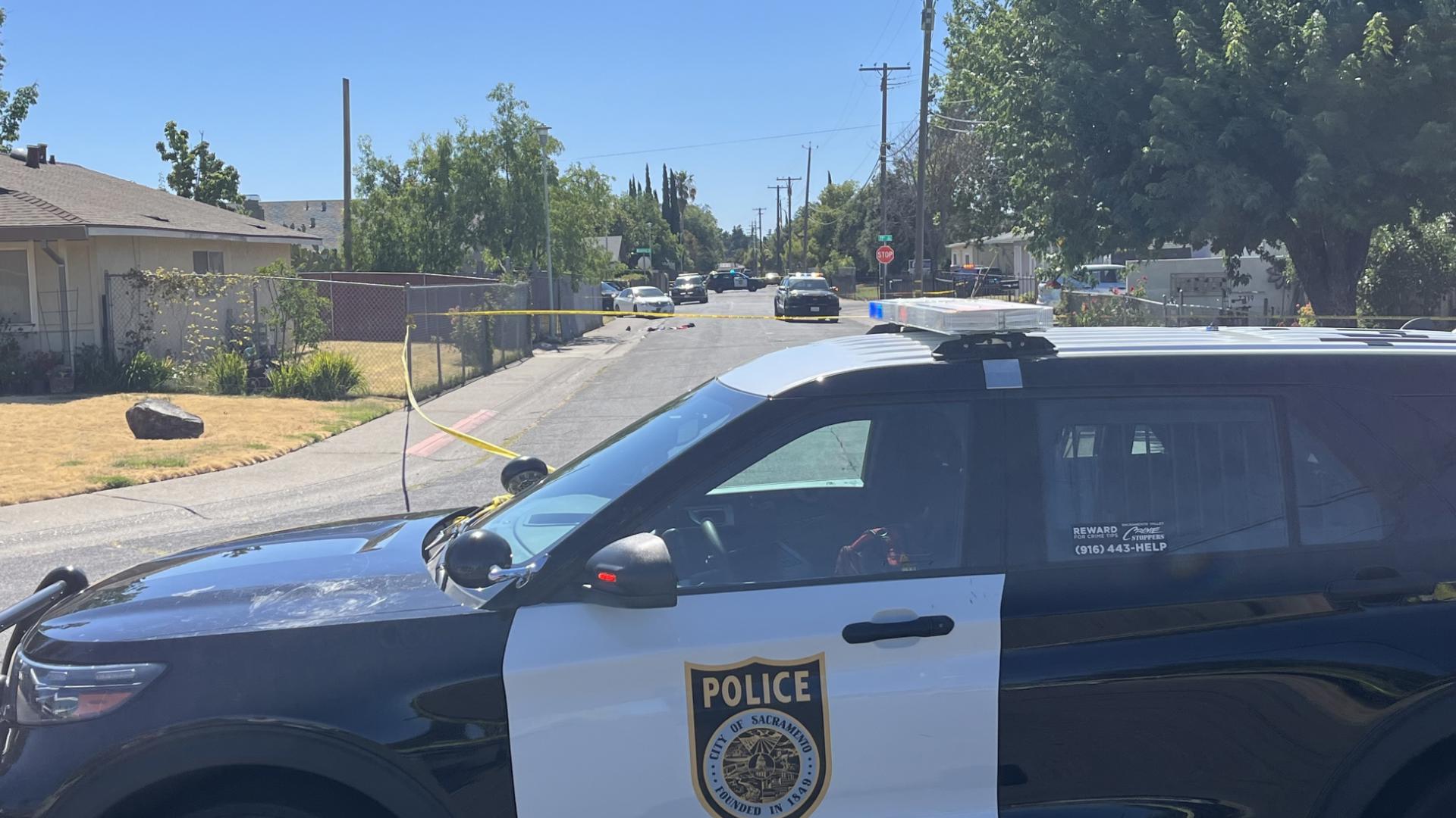 The shooting happened in the area of Marin Avenue and 78th Street around 3 p.m., police say.