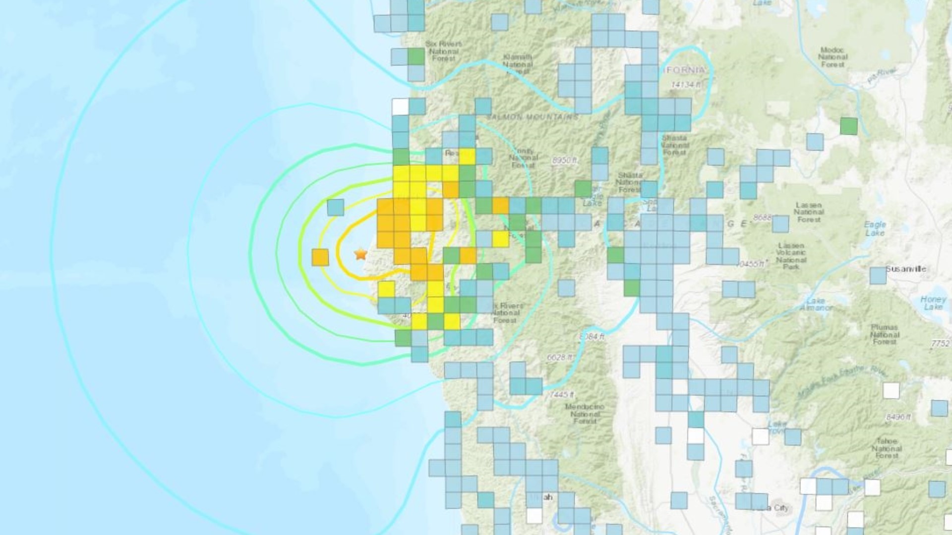 Earthquake near me humboldt county