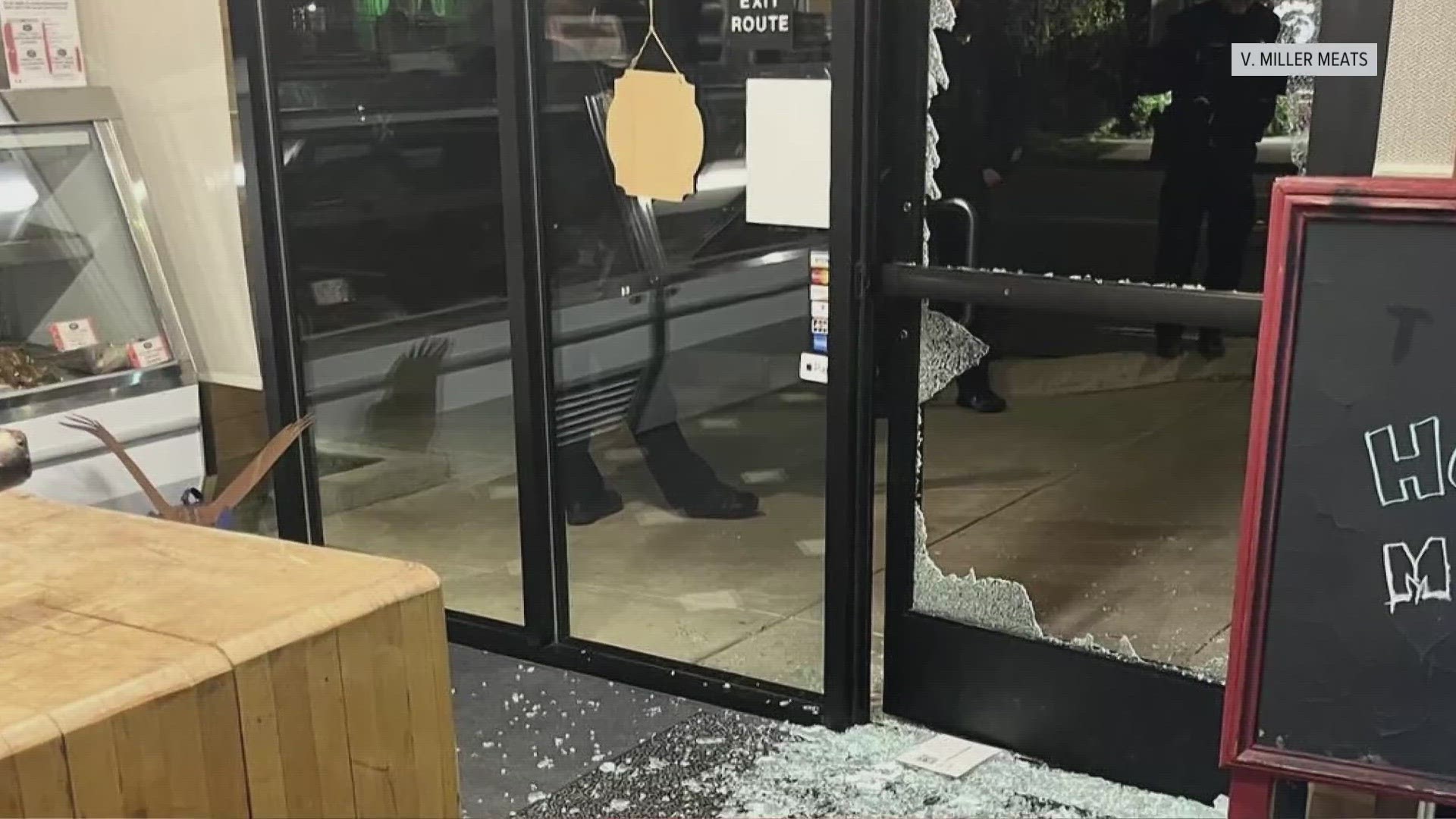 Five popular Sacramento business were hit in a string of break-ins. The businesses are now tightening up security.