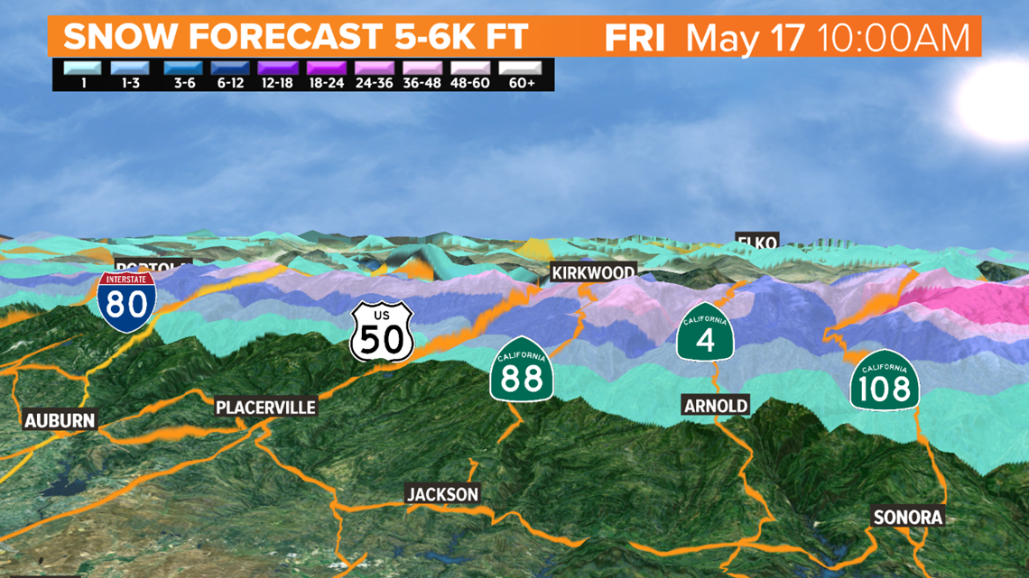 Cold storm with winter weather arrives in Northern California
