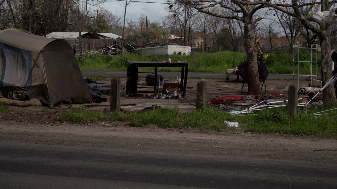 Rio Linda Boulevard Homeless Encampment Has Neighbors Fed Up