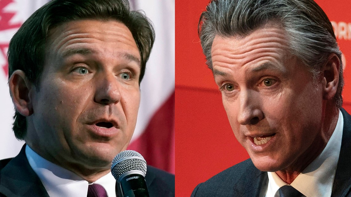 California vs. Florida: Newsom, DeSantis clash in TV debate - Vimarsana News