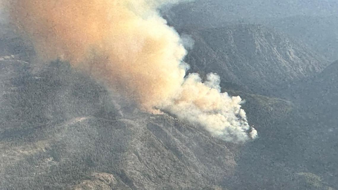 Royal Fire In Placer County: Fire Burns In Tahoe National Forest 