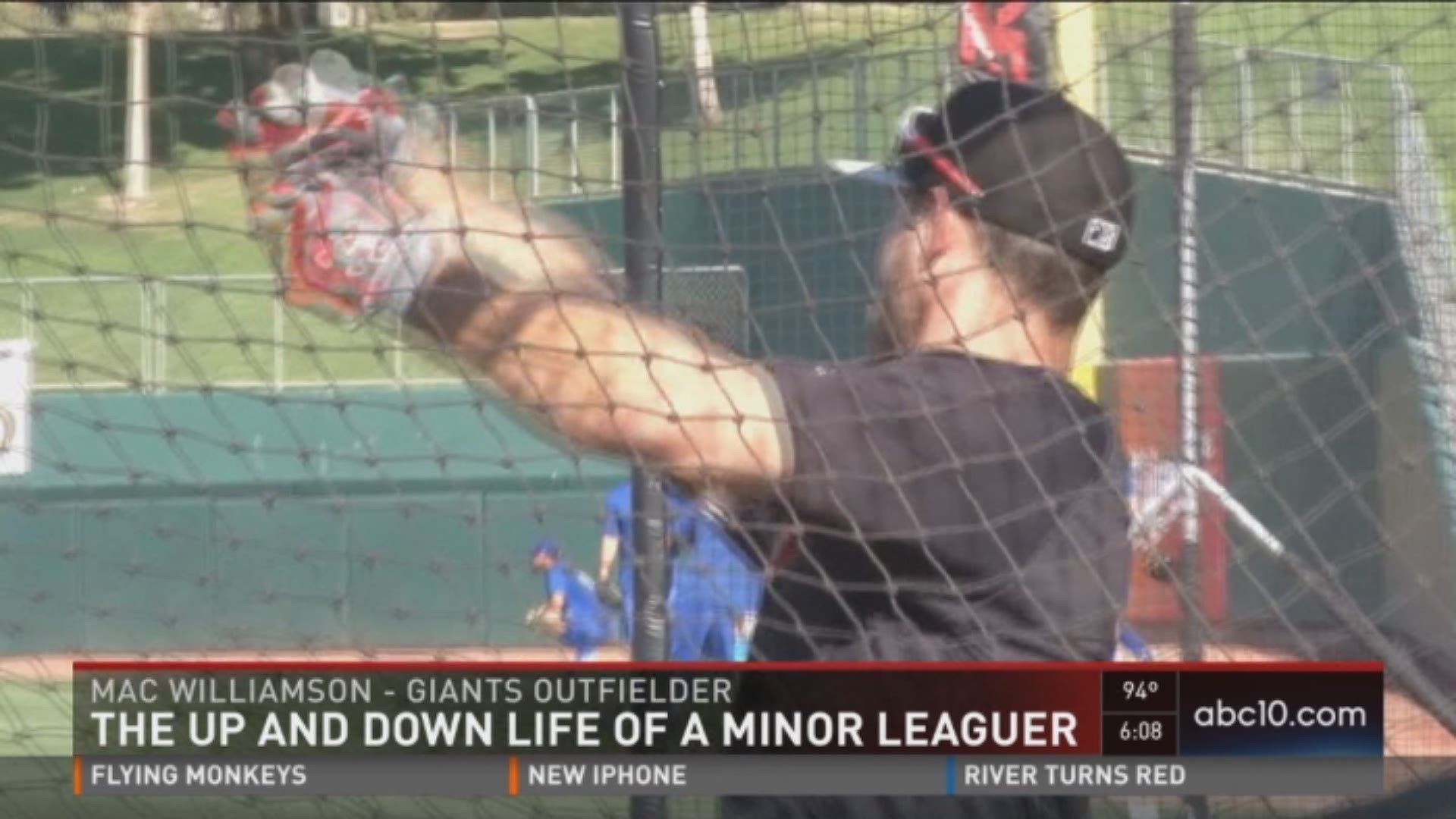 Giants rookie outfielder Mac Williamson has experienced an up and down season, splitting time between the between San Francisco and the team's Triple-A affiliate - the Sacramento River Cats. Williamson speaks with ABC10 about being called up to the big league's on four different occasions and a few of his first experiences as a professional baseball player.