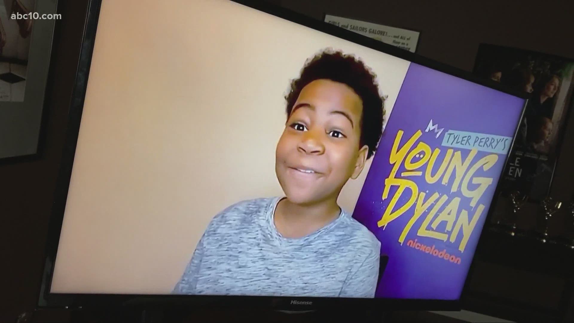 Mark S. Allen talks with Dylan Gilmer, star of 'Tyler Perry's Young Dylan' on Nickelodeon.