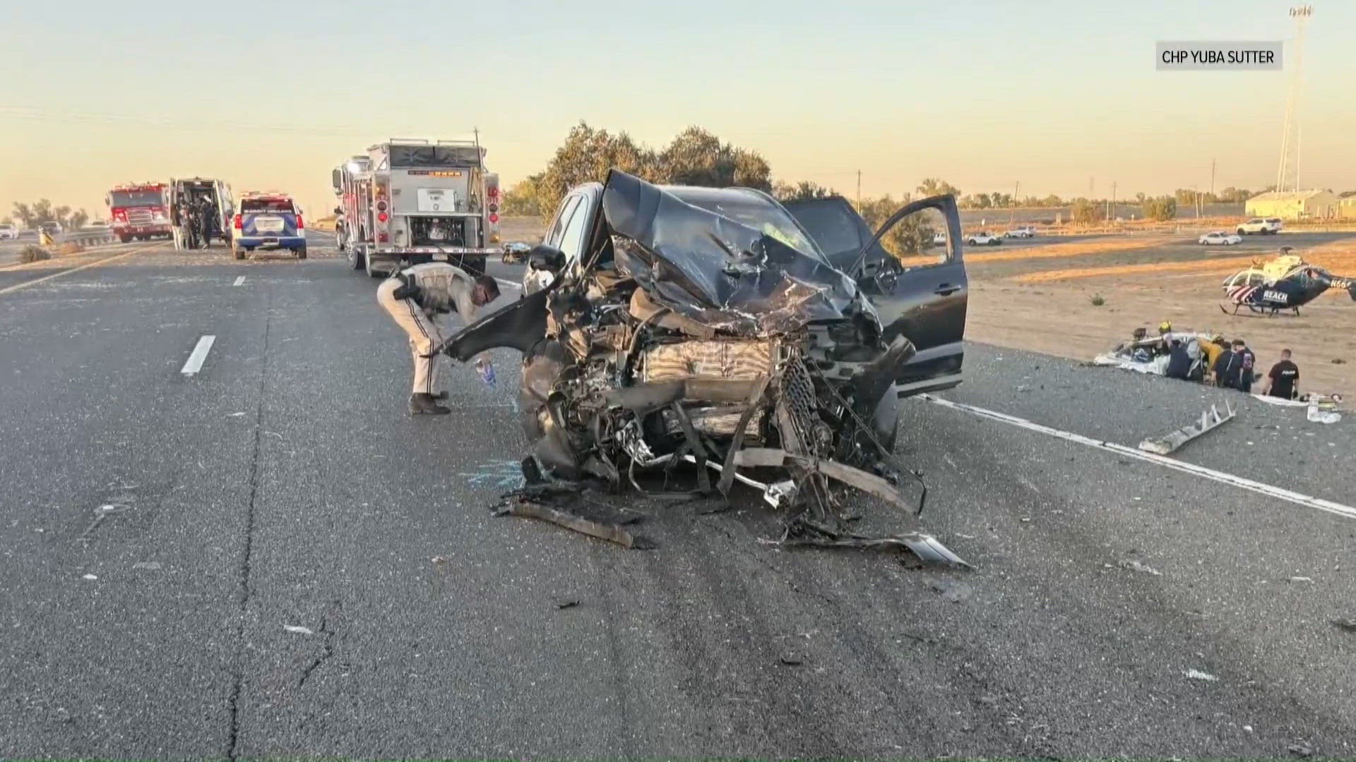 2 killed, 2 injured in head-on crash on Highway 99 in Sutter County ...