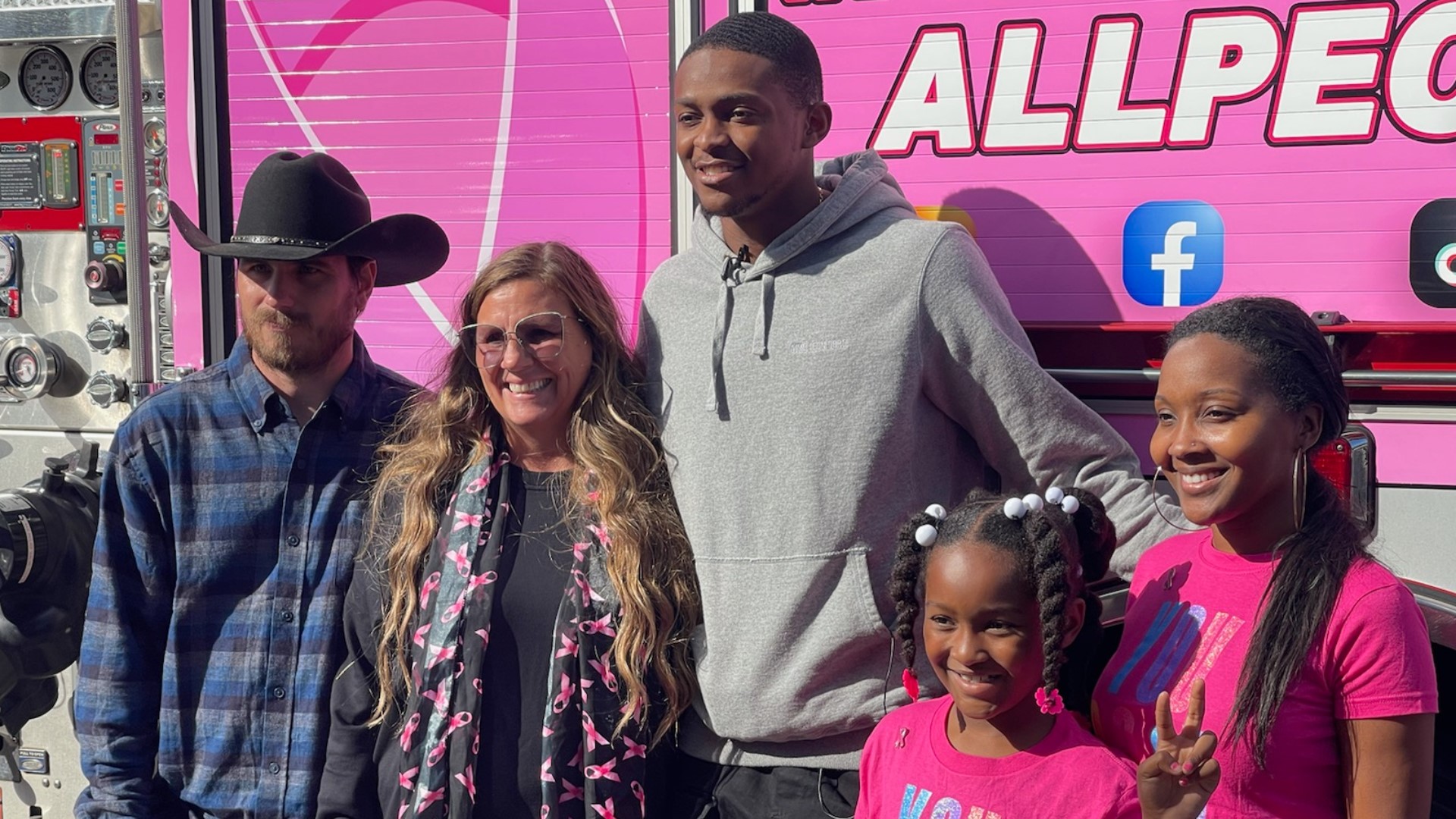 The Sacramento Kings star partnered with Paint Sacramento Pink, Sac Metro Fire and Sacramento Fire Department to make the surprise happen.