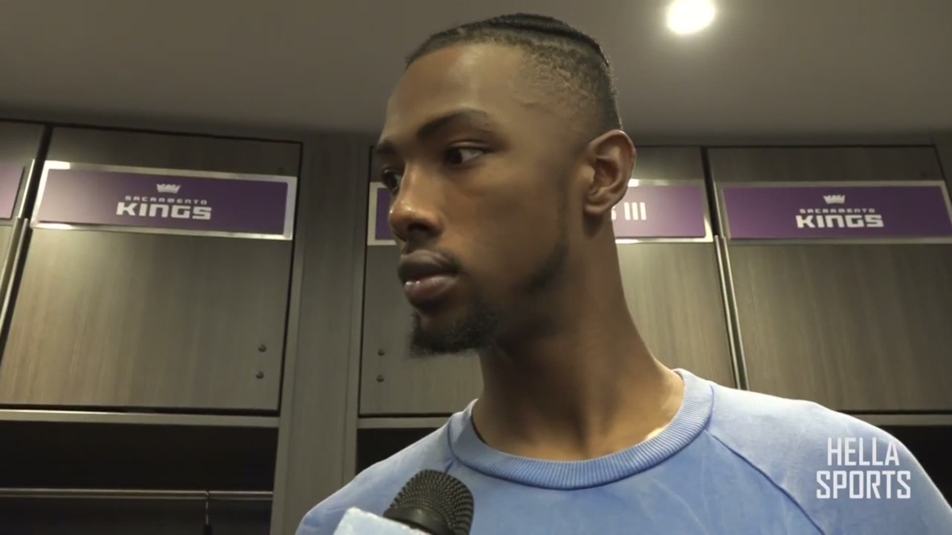 Kings C Harry Giles on making his second start of his NBA career, the first time in front of the Sacramento crowd, following Friday’s 127-106 loss to Milwaukee Bucks
