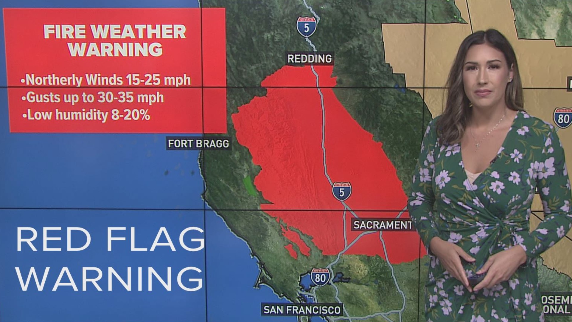 ABC10 Meteorologist Carley Gomez breaks down the conditions that brought about the 1st Red Flag Warning of the year for parts of Northern California.