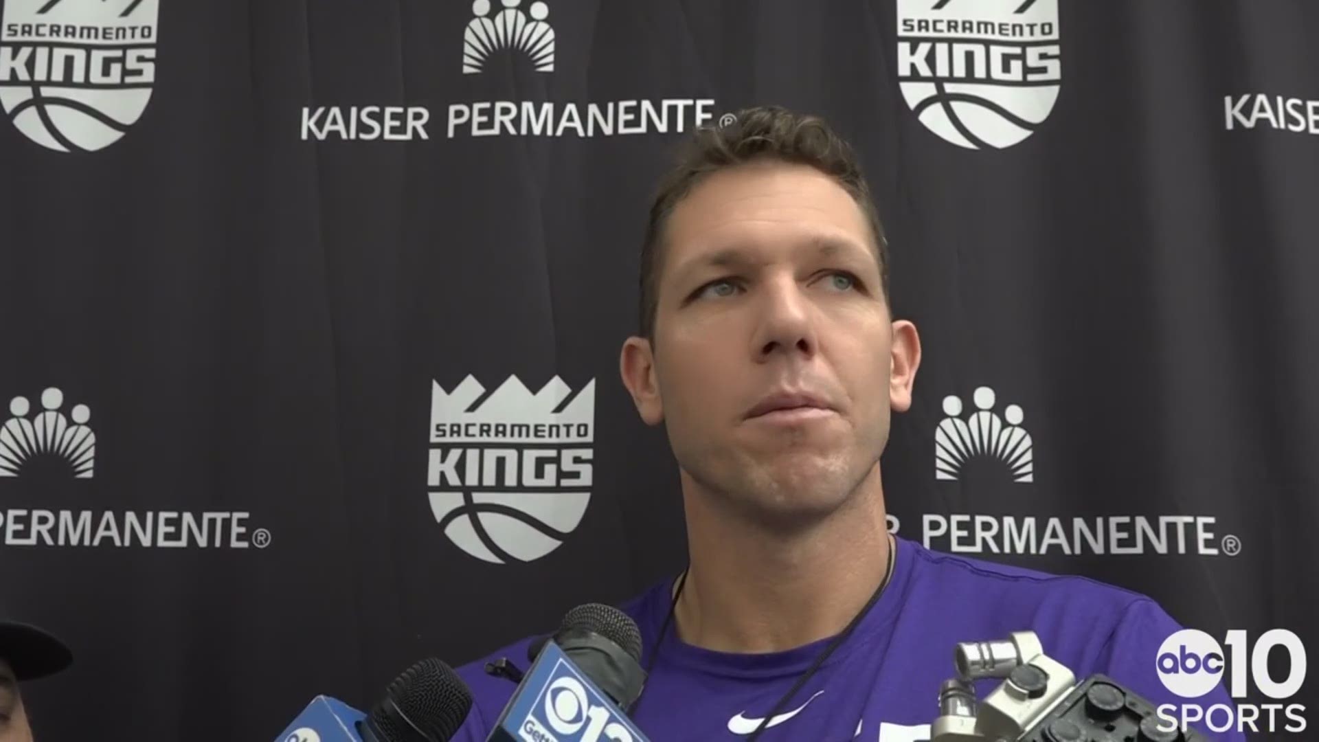 Kings coach Luke Walton talks about making his first return to Los Angeles to face the Lakers for the first time since he parted ways with the organization.
