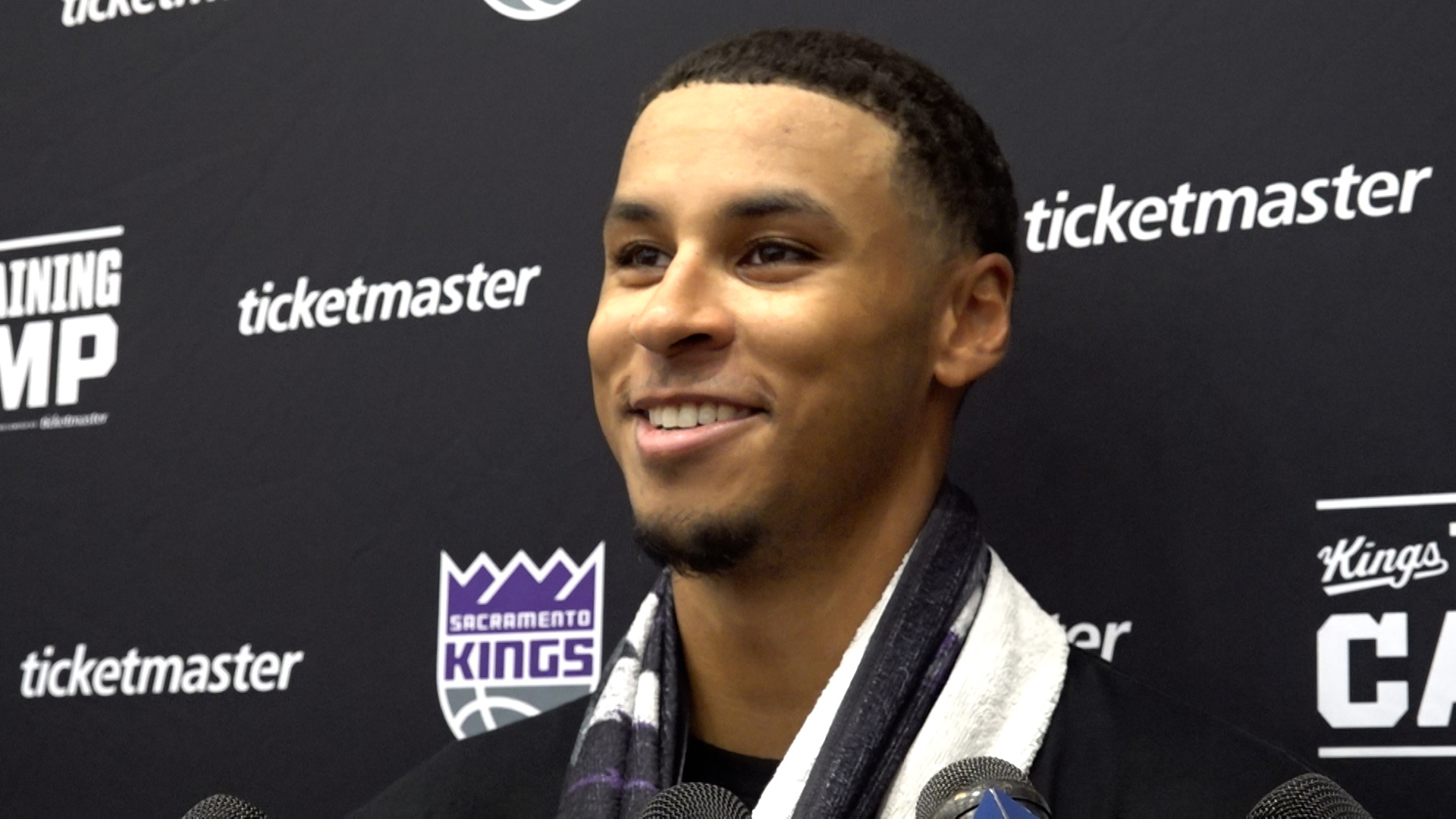 Keegan Murray talks about progress seen on Day 2 of the Sacramento Kings training camp