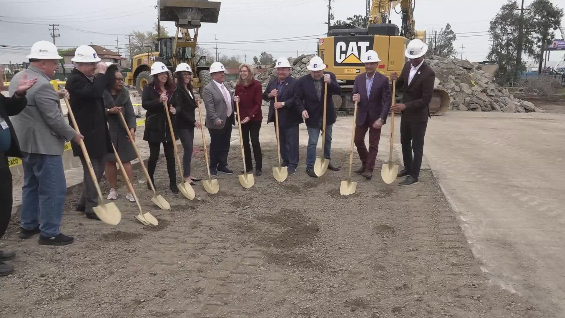 Stockton leaders break ground on new low-barrier homeless shelter