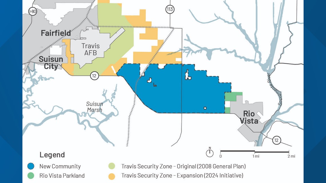 Solano Project Map New Solano County city? California Forever's newest announcement ...