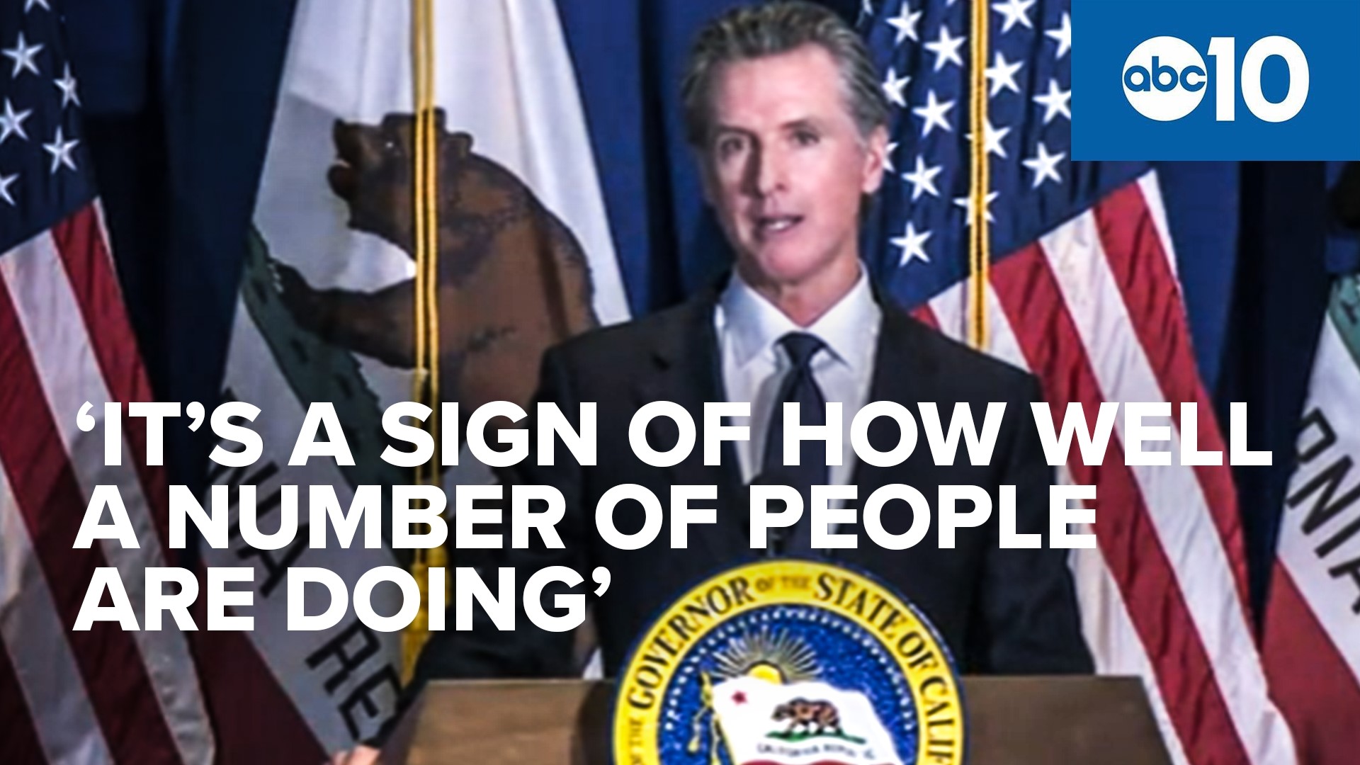 Gov. Gavin Newsom said he doesn't believe California residents are being taxed too much, and that high taxes are not driving people out of the state.