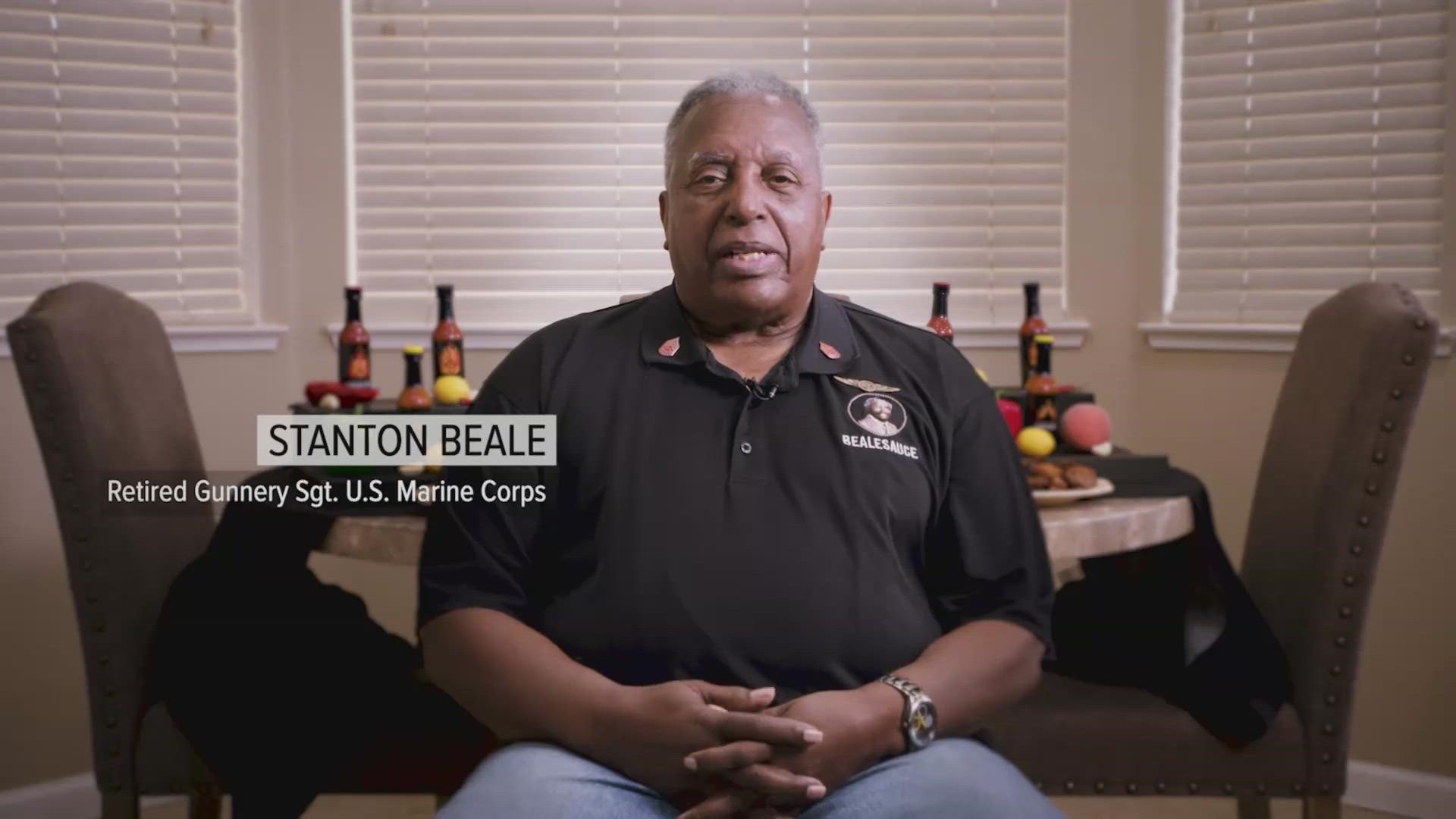 Stanton Beale is from West Philadelphia, Pennsylvania and is a retired Gunnery Sergeant Of The United States Marine Corps.
