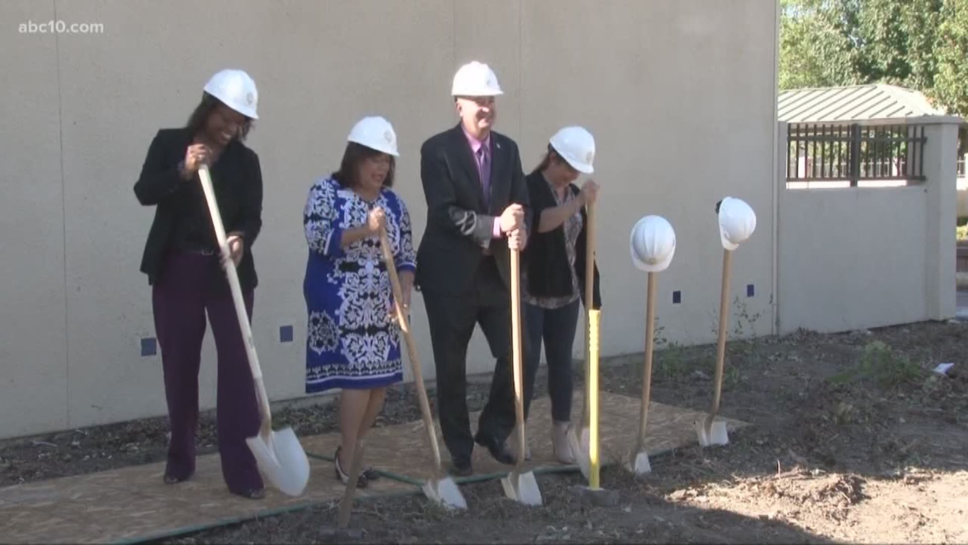 The City of Tracy broke ground on the expansion of their one and only senior center, Tuesday afternoon.