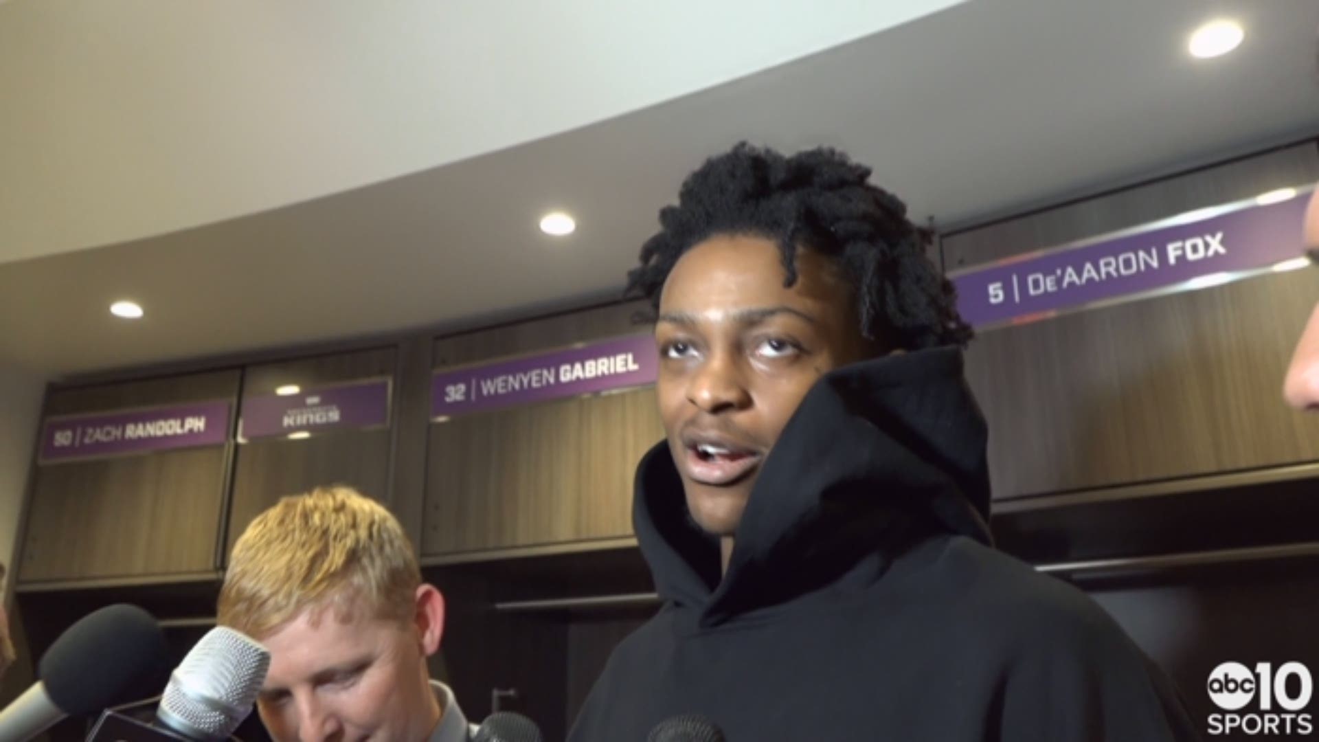 Following Monday's win over the Trail Blazers, Kings point guard De'Aaron Fox talks about how his Sacramento team felt like they owed Portland some pay-back for dropping an overtime contest earlier in the month. He also talks about the long road trip ahead