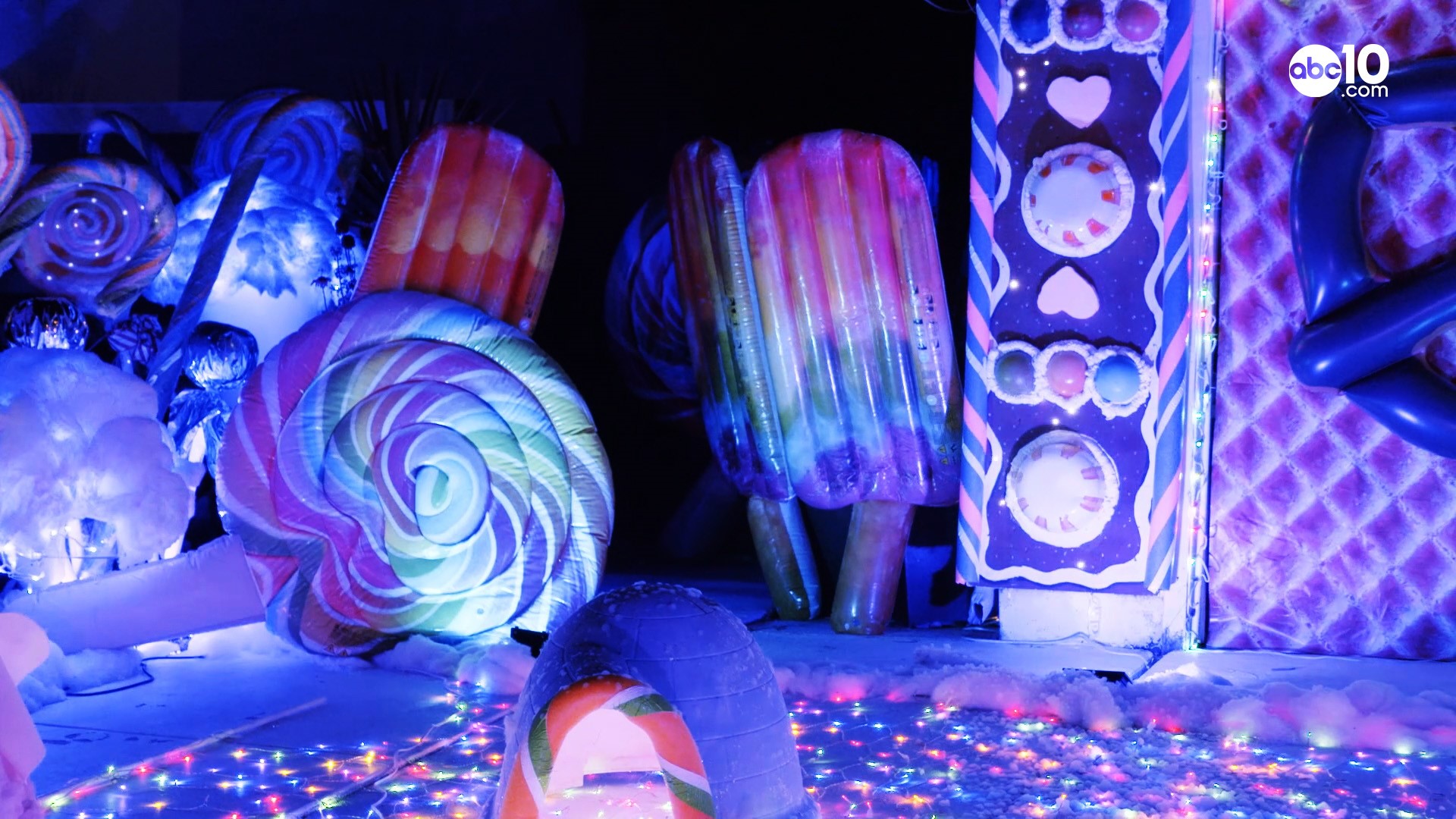 Life sized gingerbread house in Suisun City