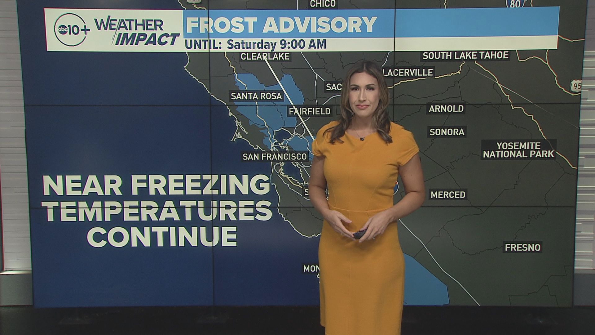 Cold temperatures are expected to continue through the holiday weekend in the Sacramento region and Northern California.