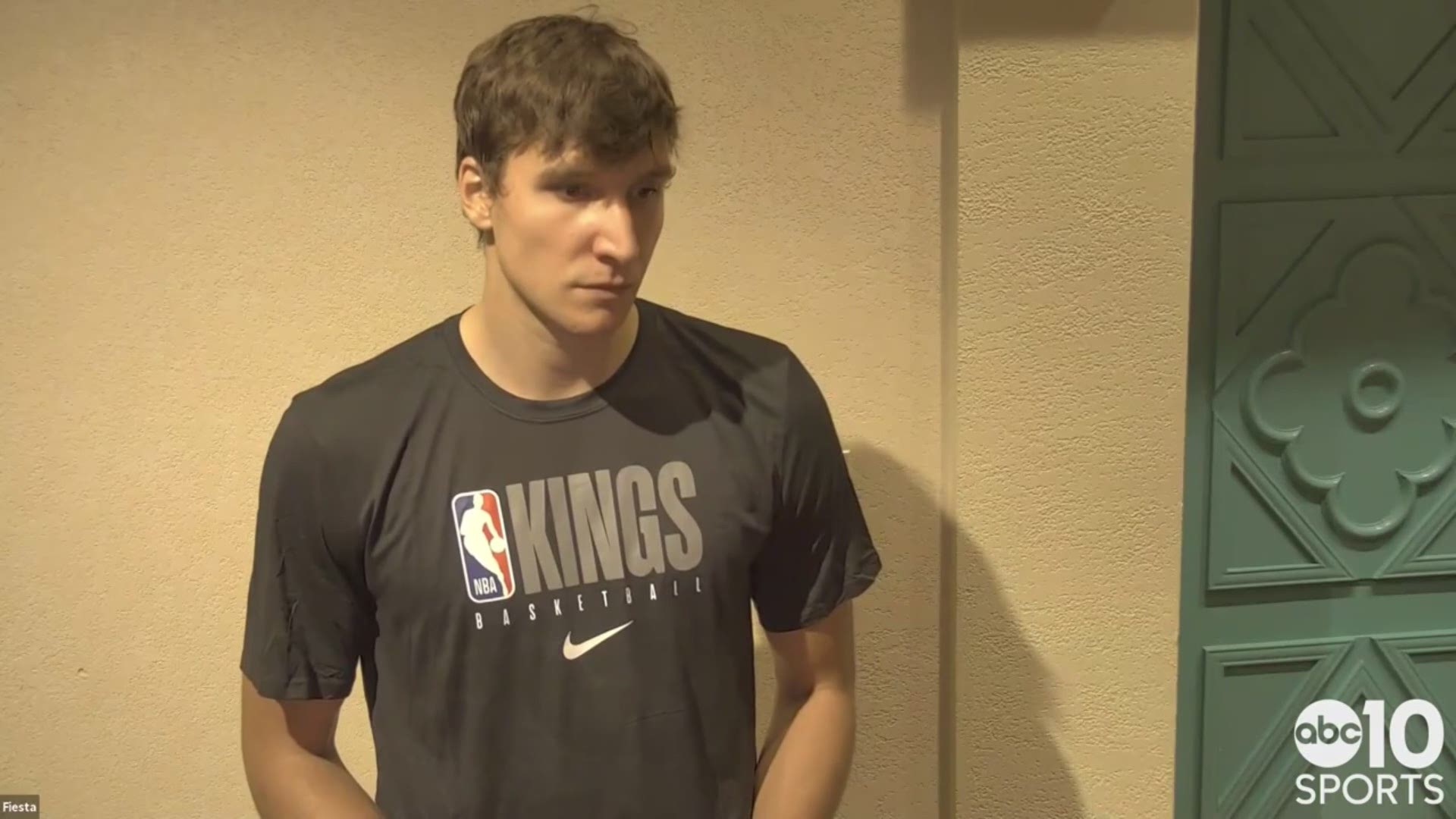 Kings guard Bogdan Bogdanovic discusses the first team practice from Orlando and the 48 hour quarantine after arriving from Sacramento to Walt Disney World Resorts.