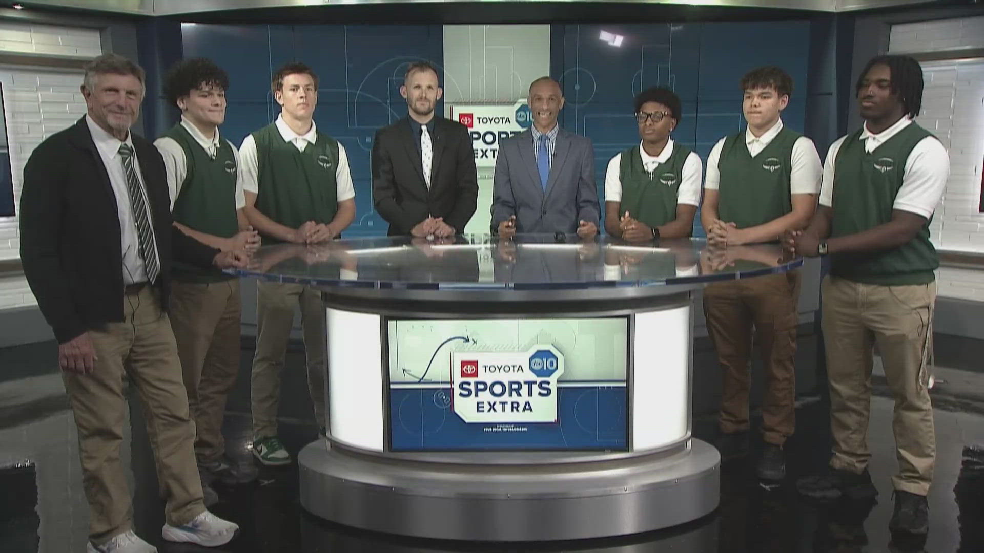 The Division 2-AA NorCal Regional Champion St. Mary’s Rams football team joined ABC10's Kevin John and Matt George on Toyota Sports Extra.