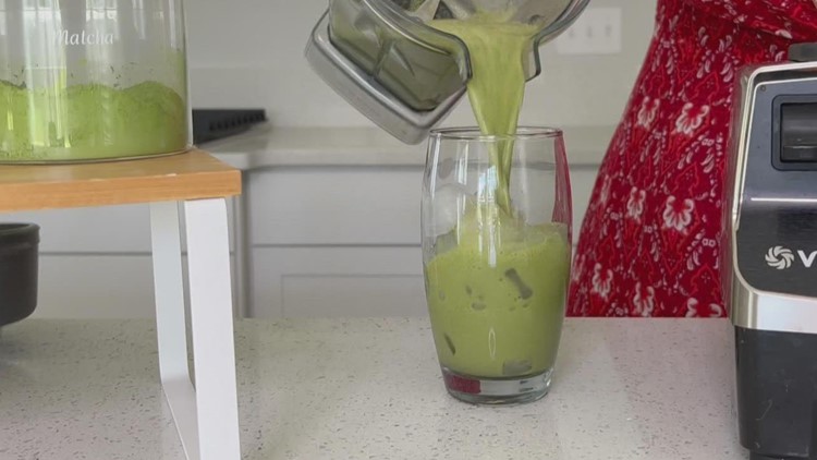 How to make antioxidant-loaded iced matcha latte | Healthy Living with Megan Evans