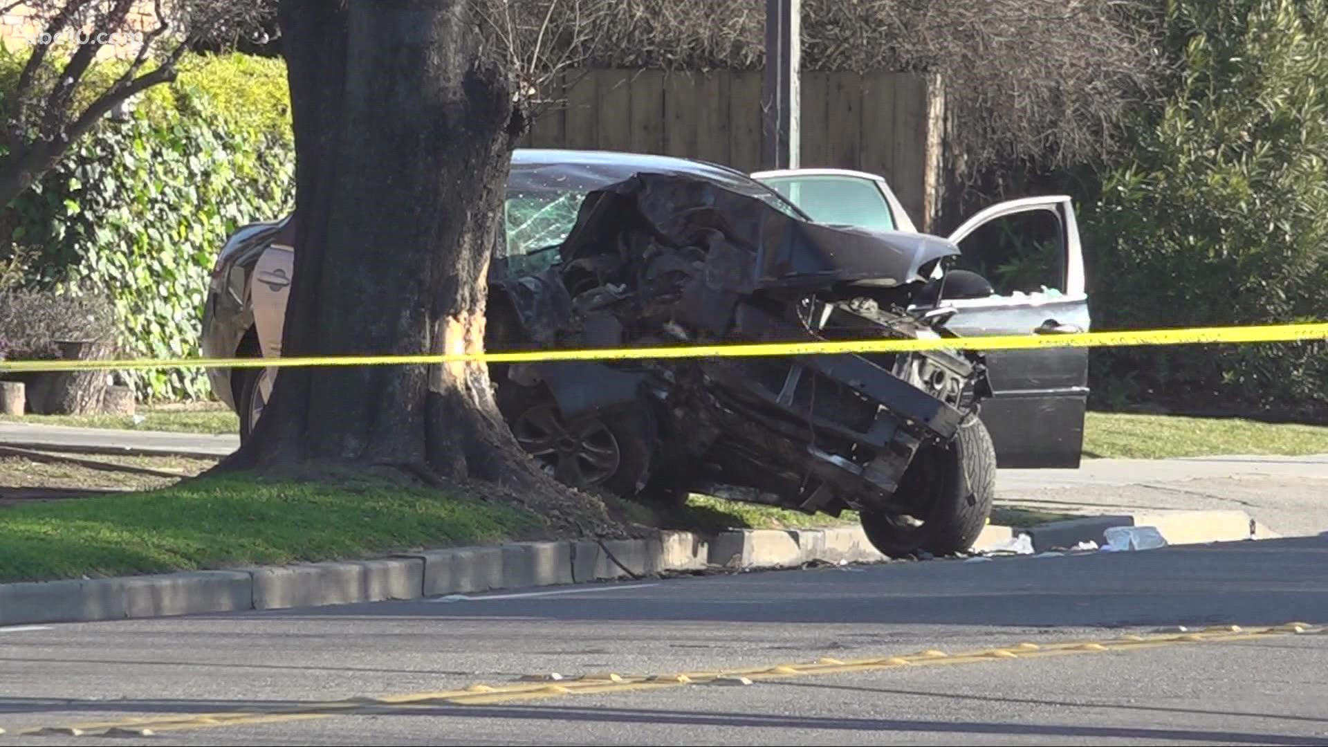 The driver identified by police as 42-year-old Waldric Earvin, of Stockton, initially pulled over, but then attempted to flee.
