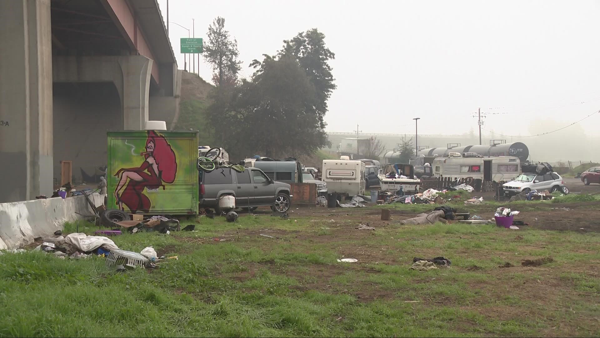 Chief Stanley McFadden is expected to tour homeless encampments on Thursday.