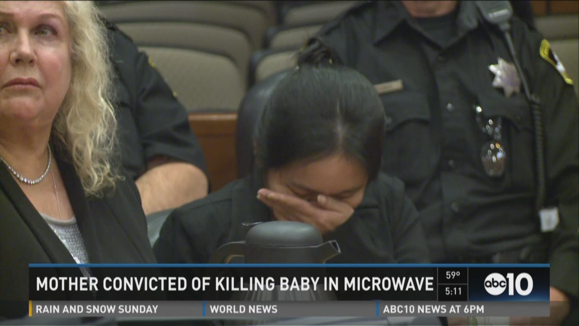 Mother convicted of killing infant in microwave