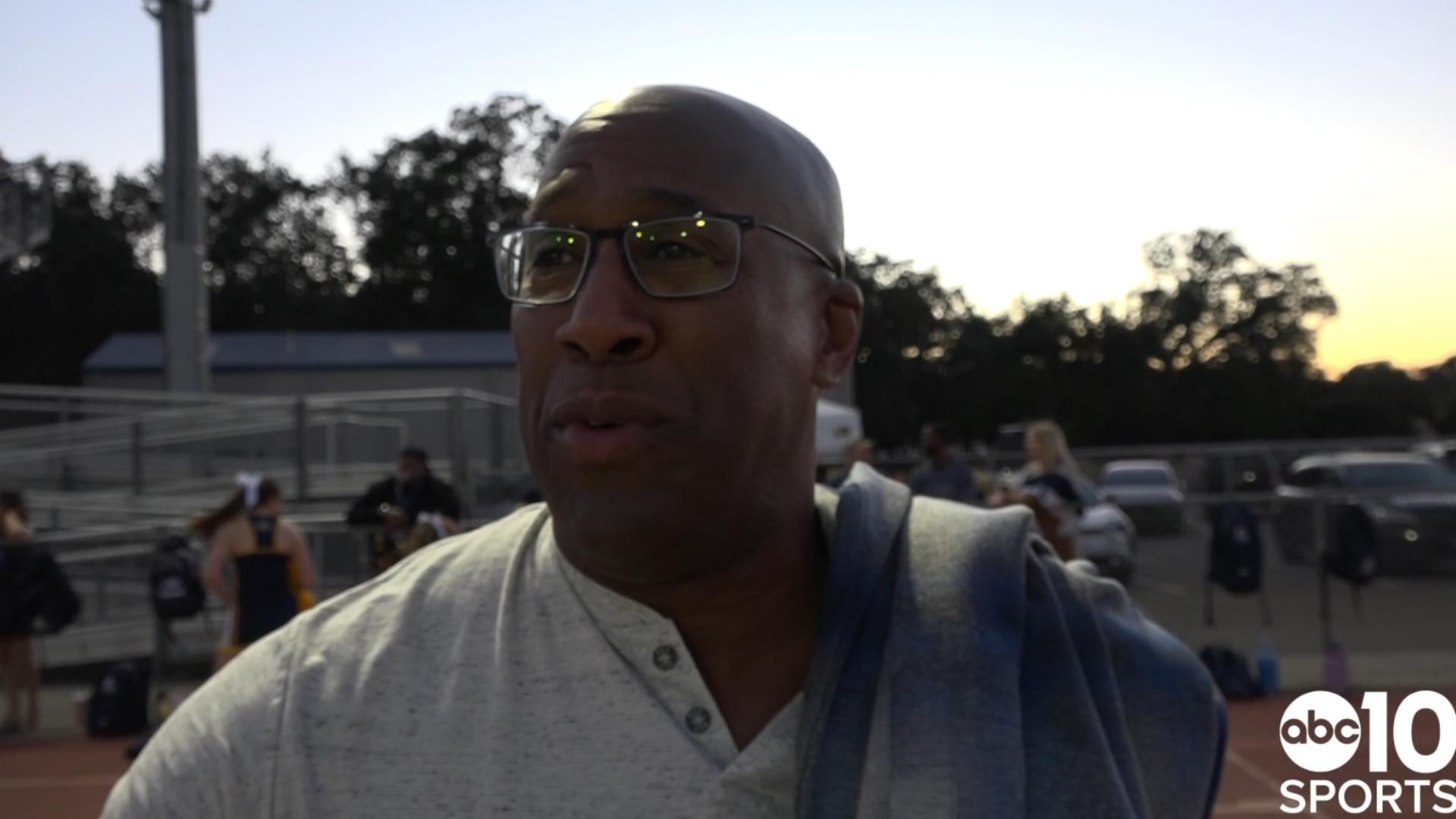 Sacramento Kings Coach Mike Brown was spotted at the Oakhurst High School football game and shared his thoughts about living in Sacramento.