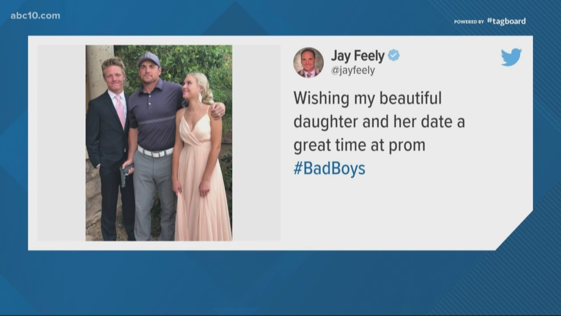 A former NFL kicker is receiving a lot of backlash after posting the photo of him holding a gun with his daughter and her prom date. He says it was a joke and has since apologized, adding he takes gun safety seriously.
