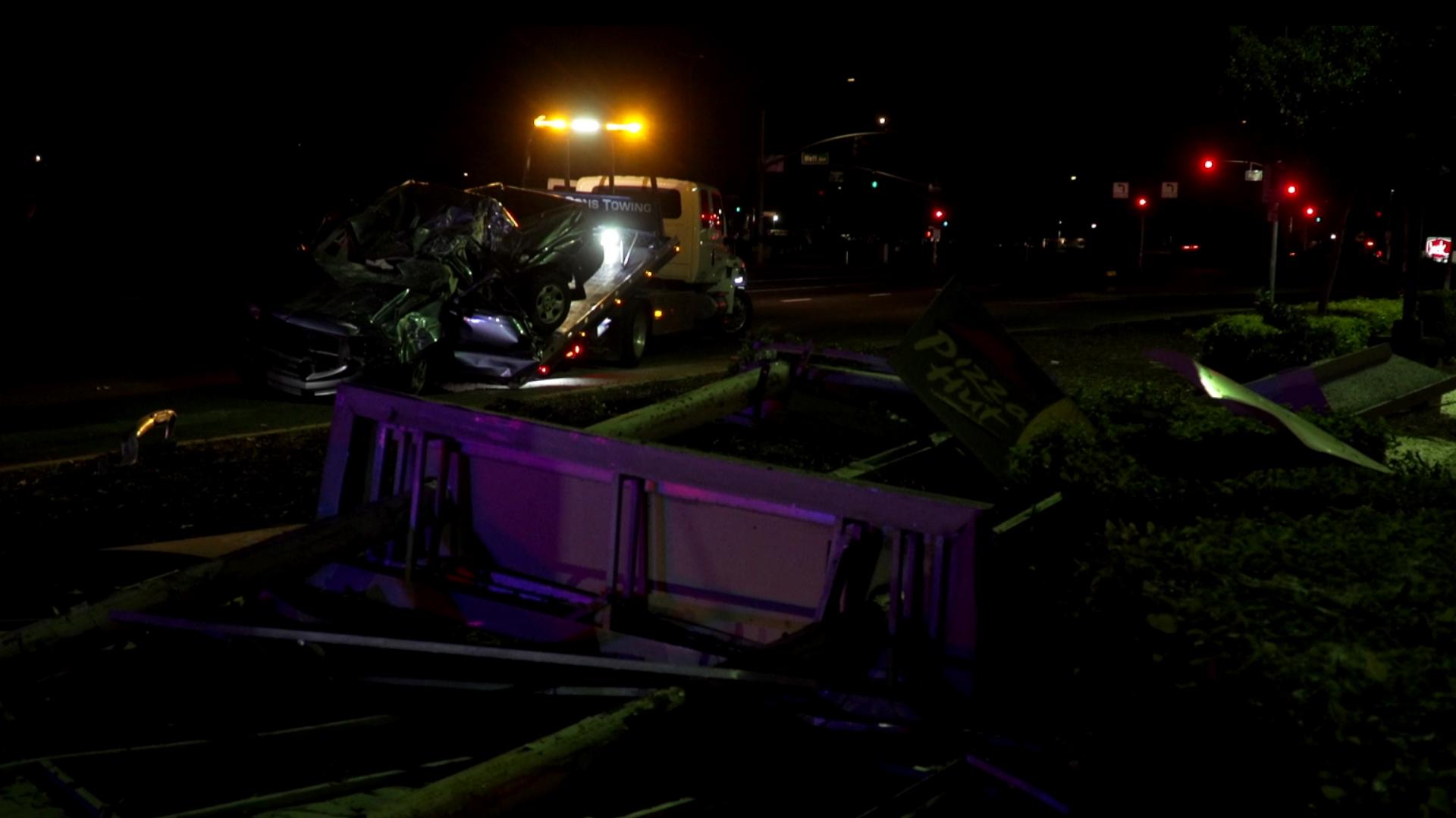 The man, 40, was driving a Honda Ridgeline at a "high rate of speed" along Watt Avenue and Roseville Road around 10:30 p.m. Thursday.