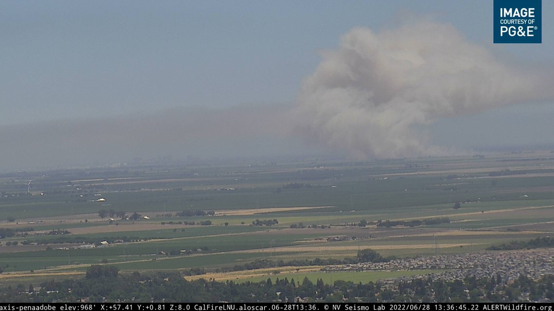 Fire near Davis | Smoky skies in Sacramento - Vimarsana News