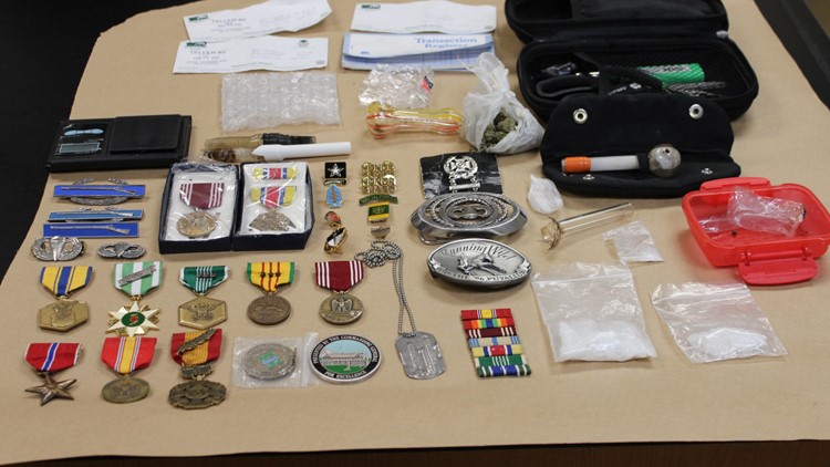 Dog tags, military medals among stolen items found in Valley Springs
