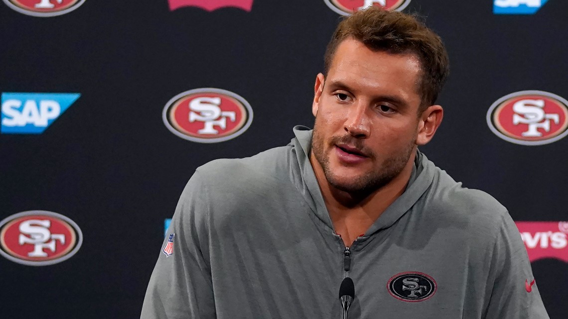 Nick Bosa's holdout from 49ers is endangering his status for the start of  the season