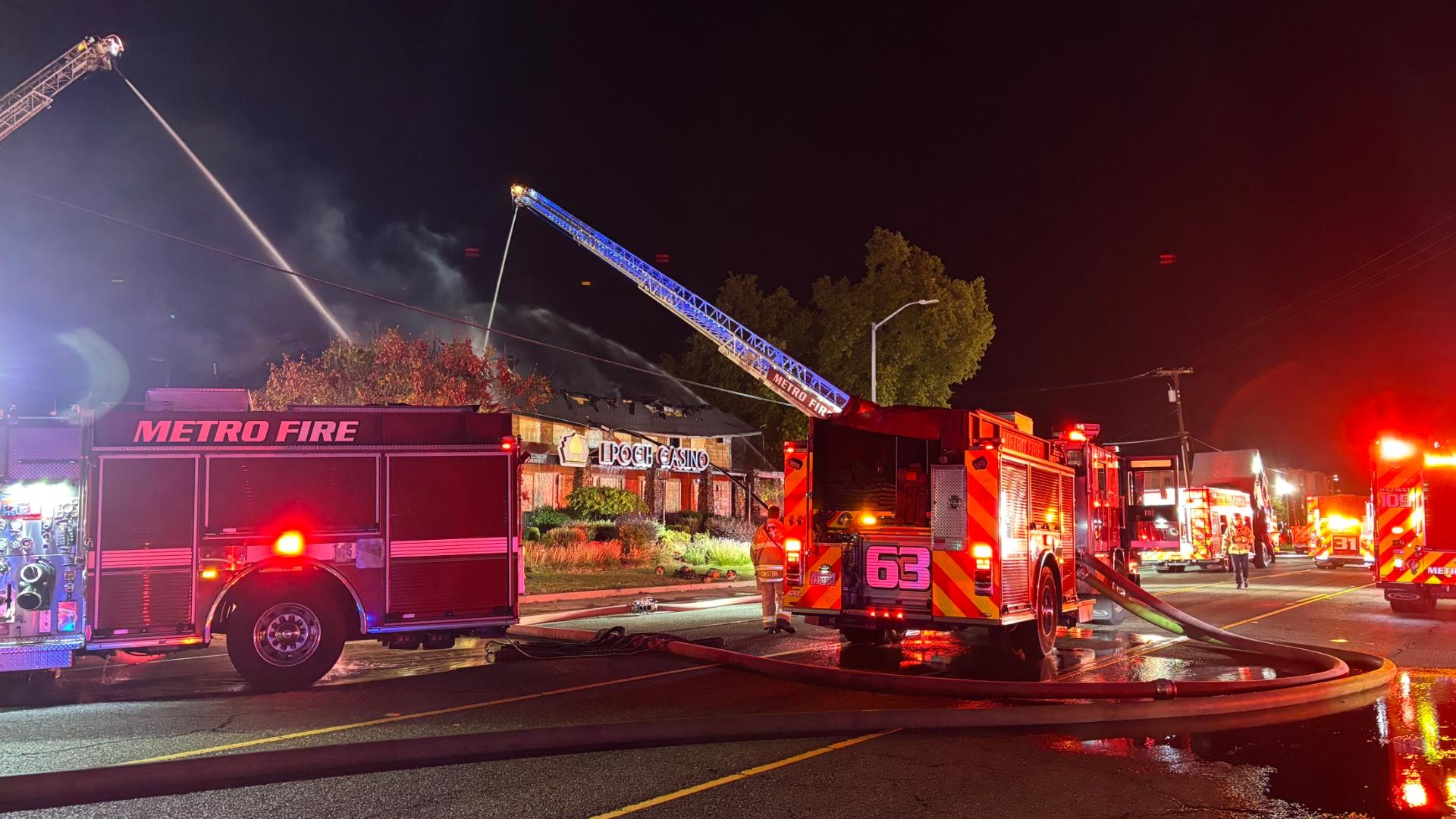 Vacant Epoch Casino damaged in early morning fire in Rancho Cordova ...