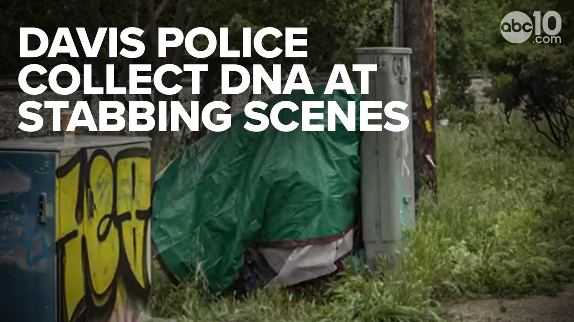 With the stabbing attacks in Davis still going unsolved by police, they are expanding their investigation into a suspect by collecting DNA.