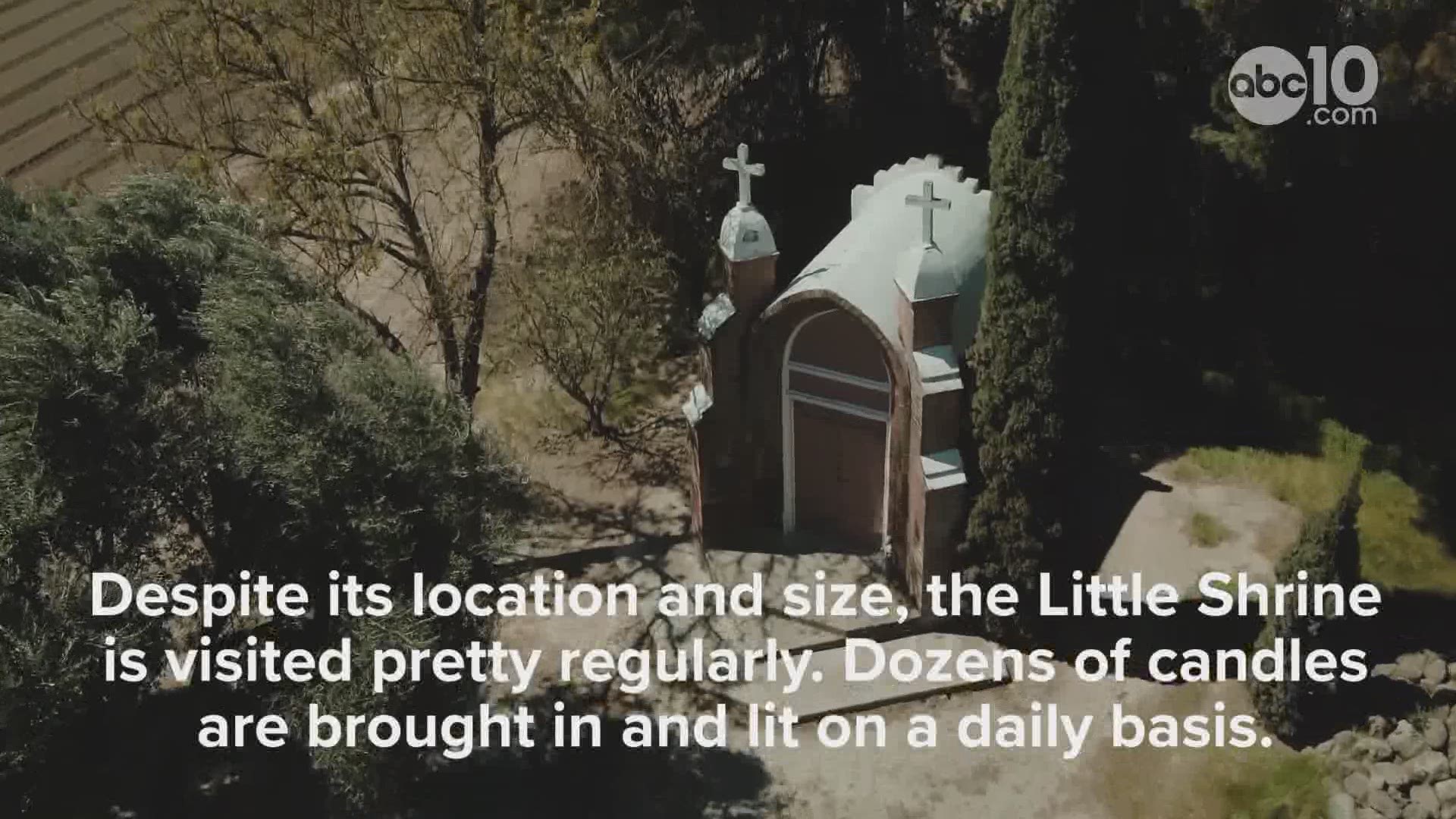 Just off highway 45 in Colusa County is quite possibly the smallest church in California. It's called the Shrine of Our Lady of Sorrows, but most people who visit the roadside chapel call it "The Little Shrine."