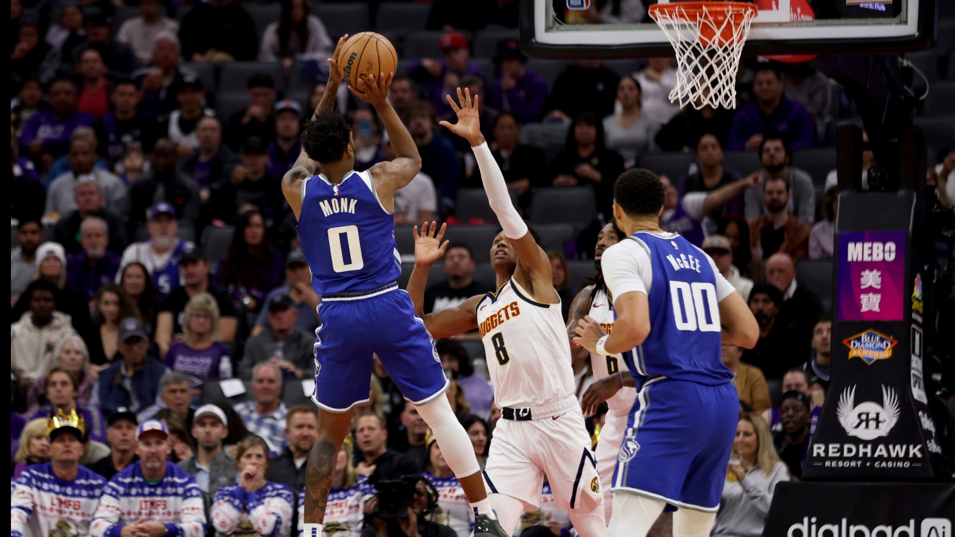 The Kings led comfortably most of the might before Denver made its best run to get within 112-110 on Jokic's only 3-pointer of the game with 4 minutes left.