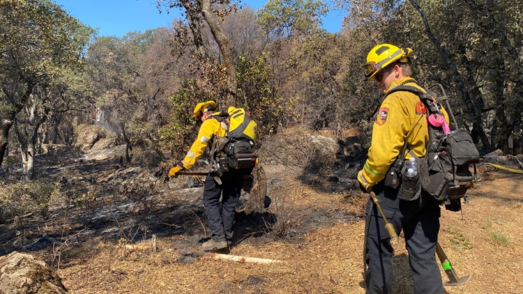 Improving weather aids fight against Rices Fire | Evacuations, Maps, Updates