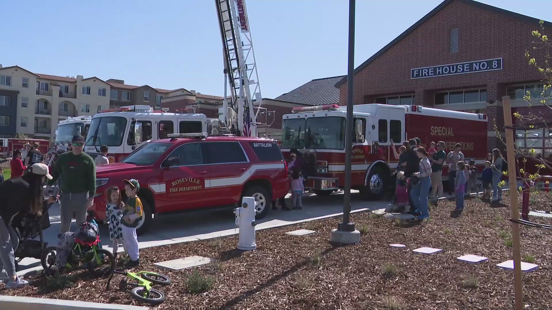 A ribbon-cutting ceremony on Saturday marked the grand opening of Fire Station 8.