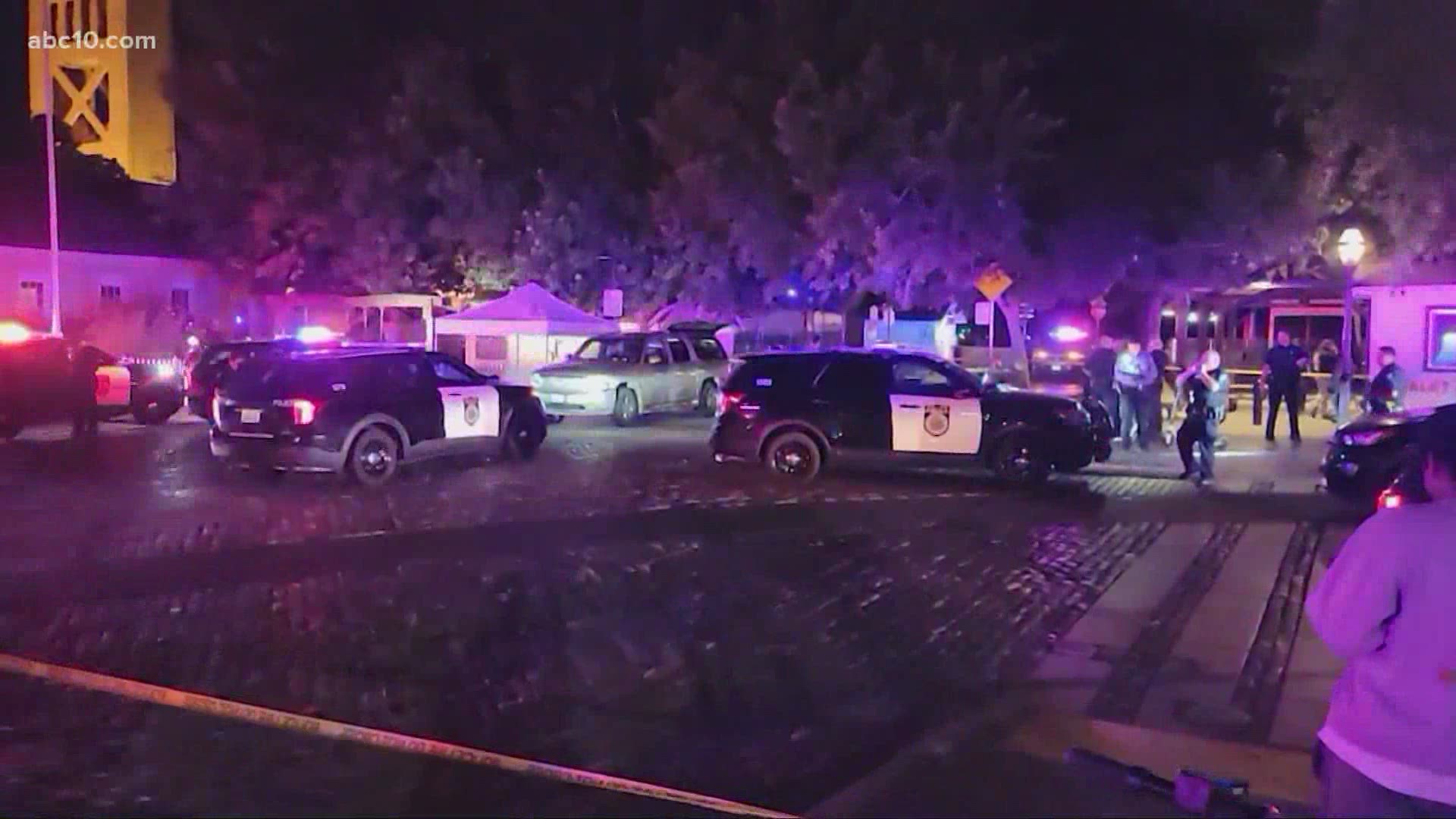 Four people were injured, and two people died in a shooting late Friday night near the Old Sacramento waterfront.