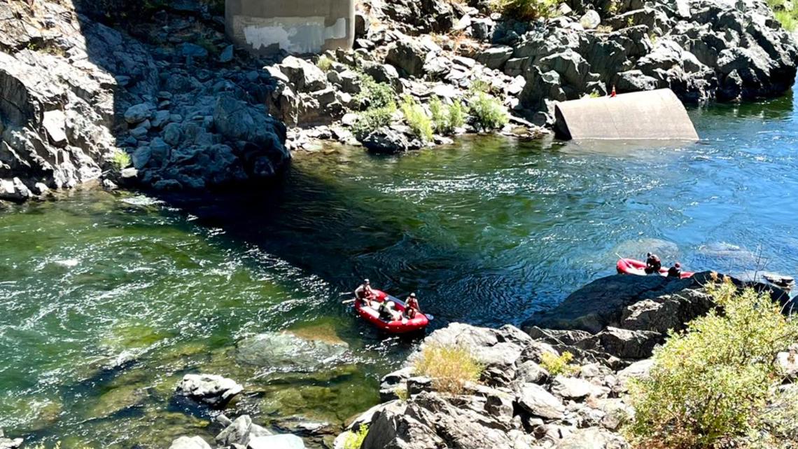 Search continues for father who jumped into American River to save son near No Hands Bridge