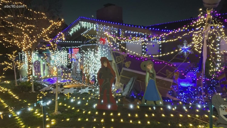 Christmas Lights Near Me 2022 Roseville Ca 'The Great Christmas Light Fight' Features Citrus Heights Family | Abc10.Com
