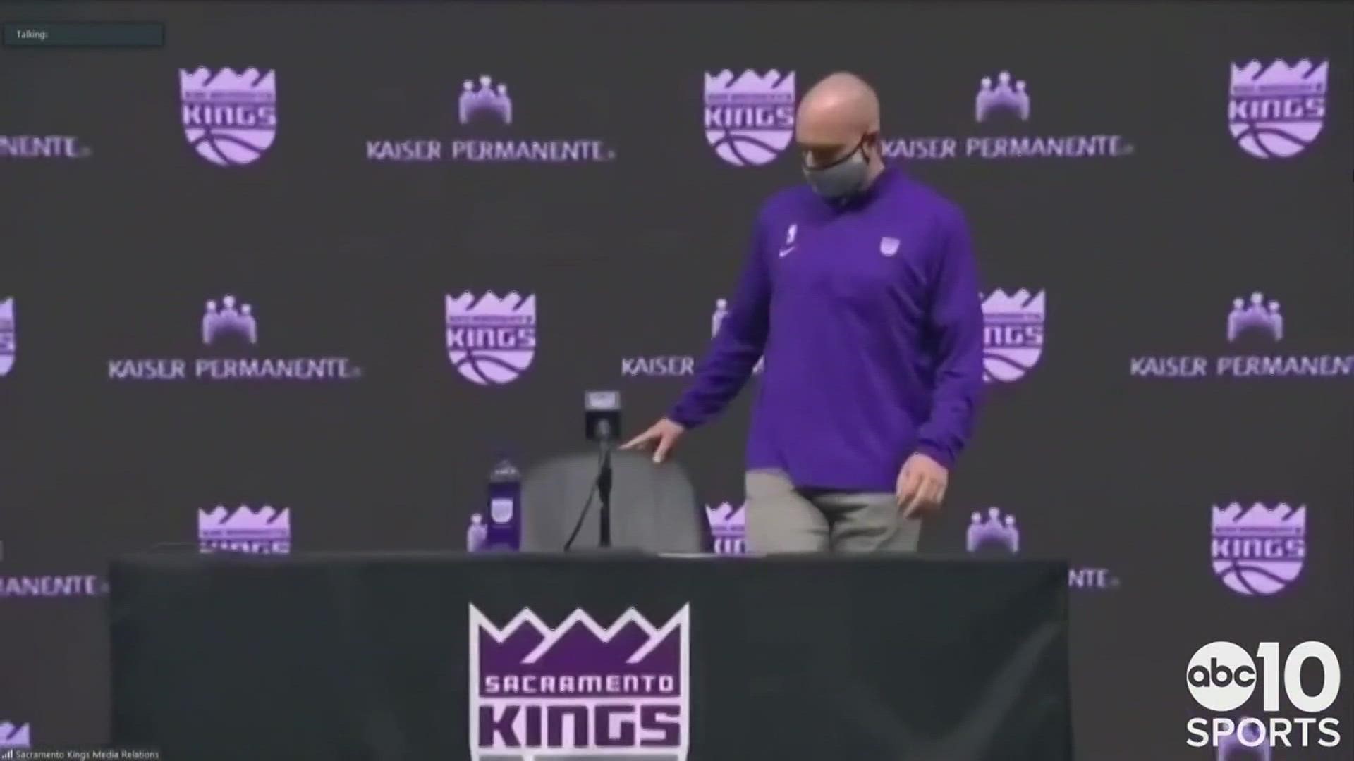 New Sacramento Kings general manager Monte McNair speaks with the media via Zoom to talk about his observations of the team and the challenges ahead.