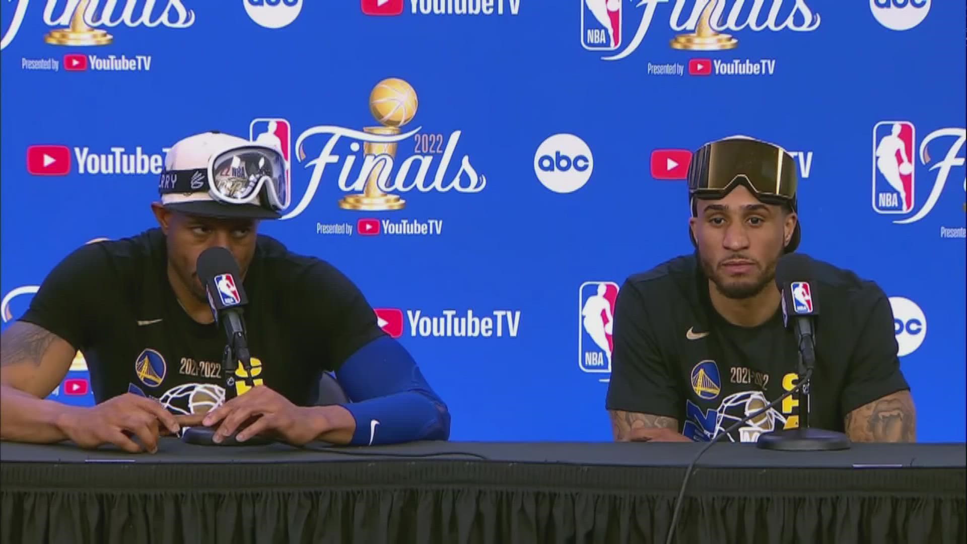 Live Golden State Warriors players Post Finals win conference abc10