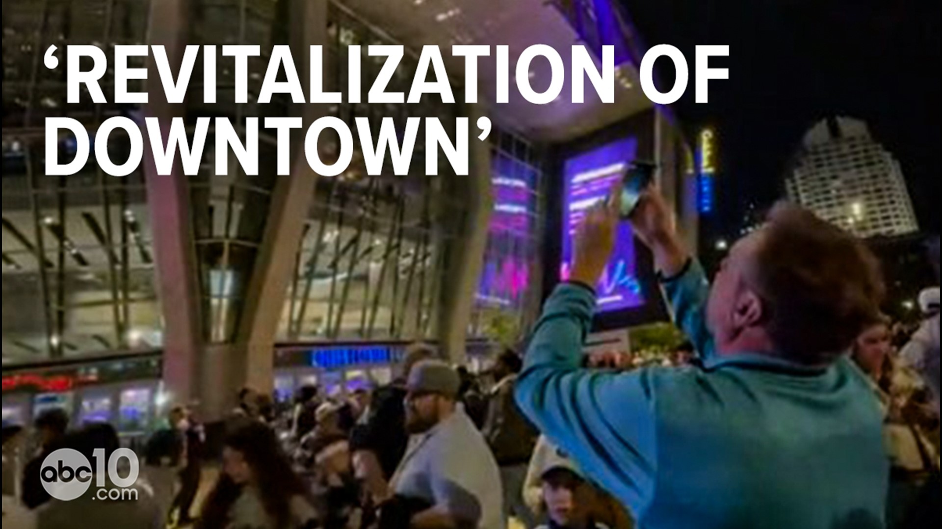 There's a visible difference in the Downtown Commons, DOCO, depending on if the Kings are playing at home or away. Our Devin Trubey breaks it down.
